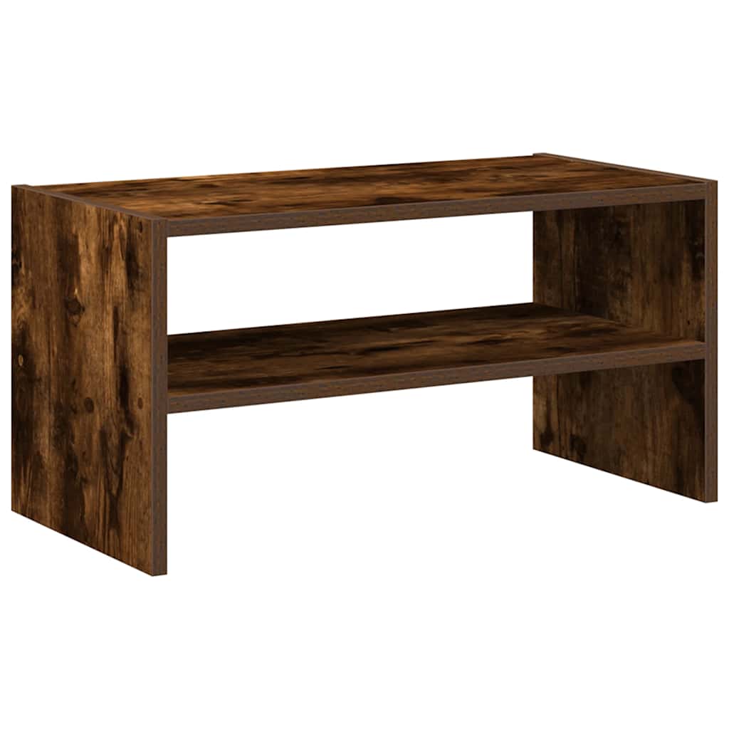 Scarpiera Impilabile Rovere Fumo 60x30x30,5 cm