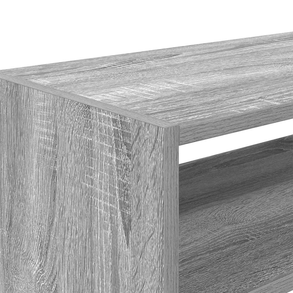 Scarpiera Impilabile Grigio Sonoma 60x30x30,5 cm
