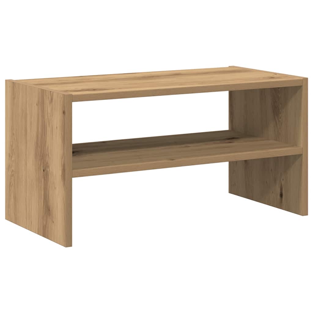 Scarpiera Impilabile Rovere Artigianale 60x30x30,5 cm