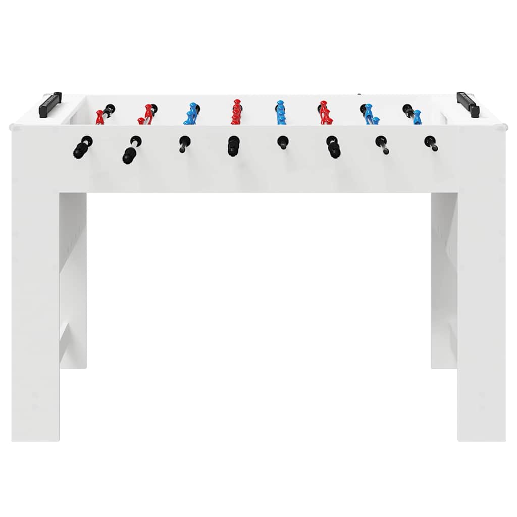 Tavolo da Calcio Balilla Bianco 125 x 60,5 x 80 cm