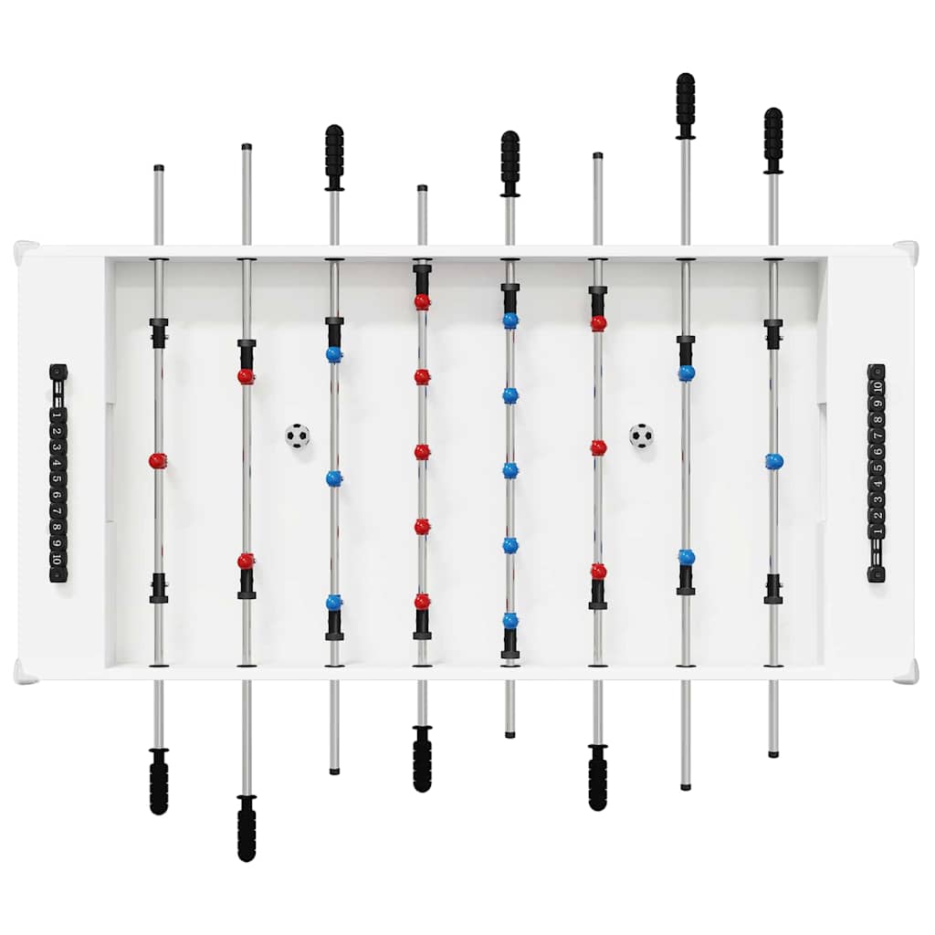 Tavolo da Calcio Balilla Bianco 125 x 60,5 x 80 cm