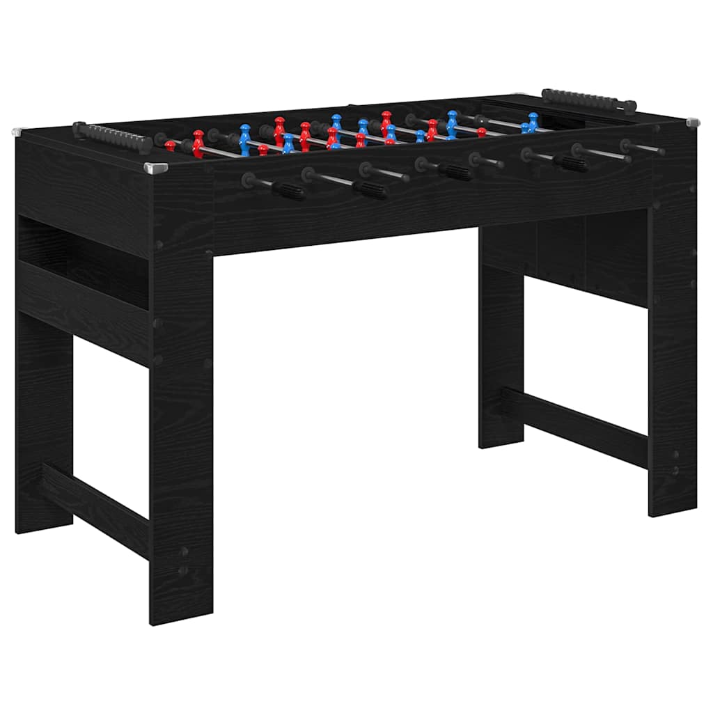 Tavolo da Calcio Balilla Rovere Nero 125 x 60,5 x 80 cm