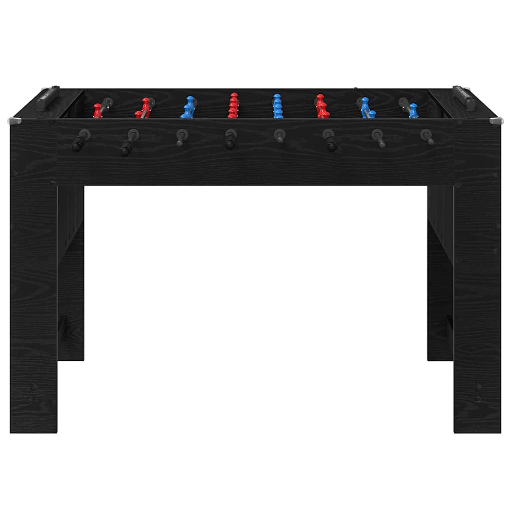 Tavolo da Calcio Balilla Rovere Nero 125 x 60,5 x 80 cm