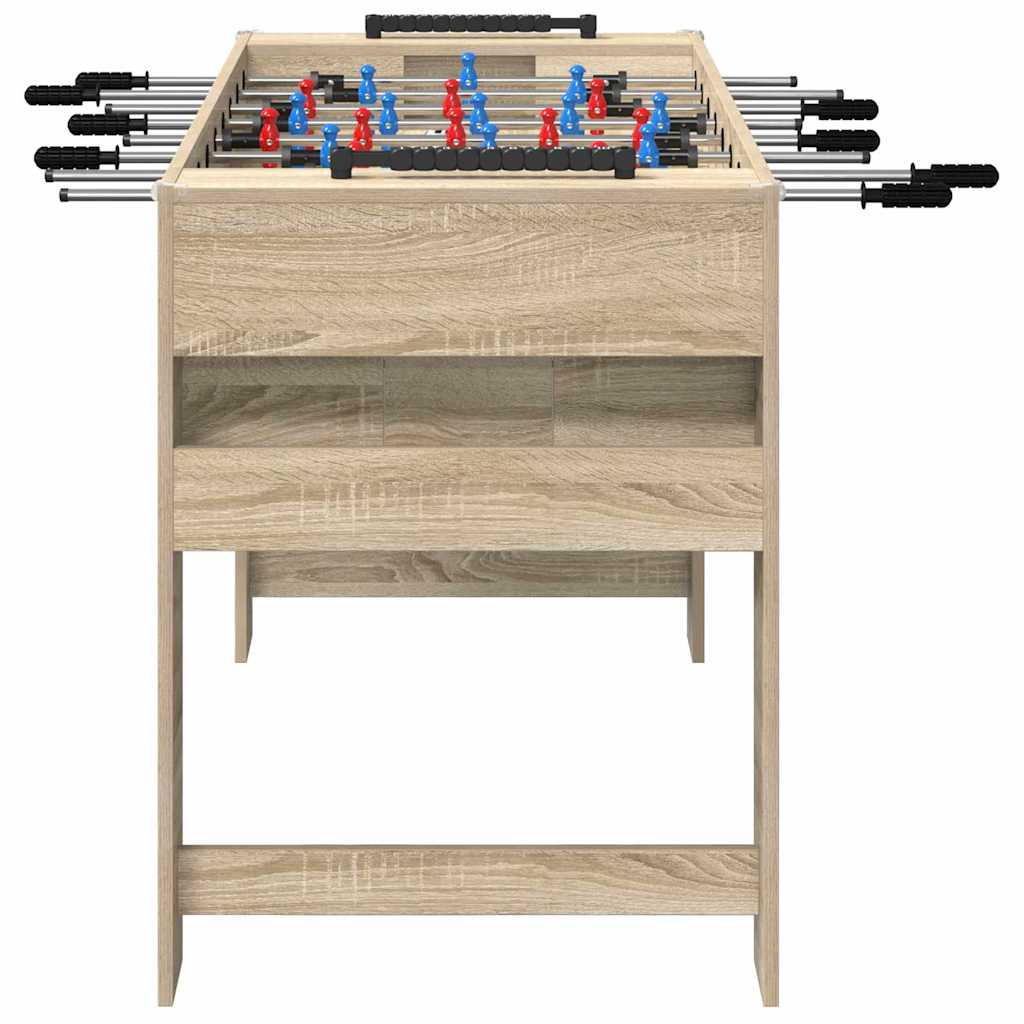 Tavolo da Calcio Balilla Rovere Sonoma 125 x 60,5 x 80 cm