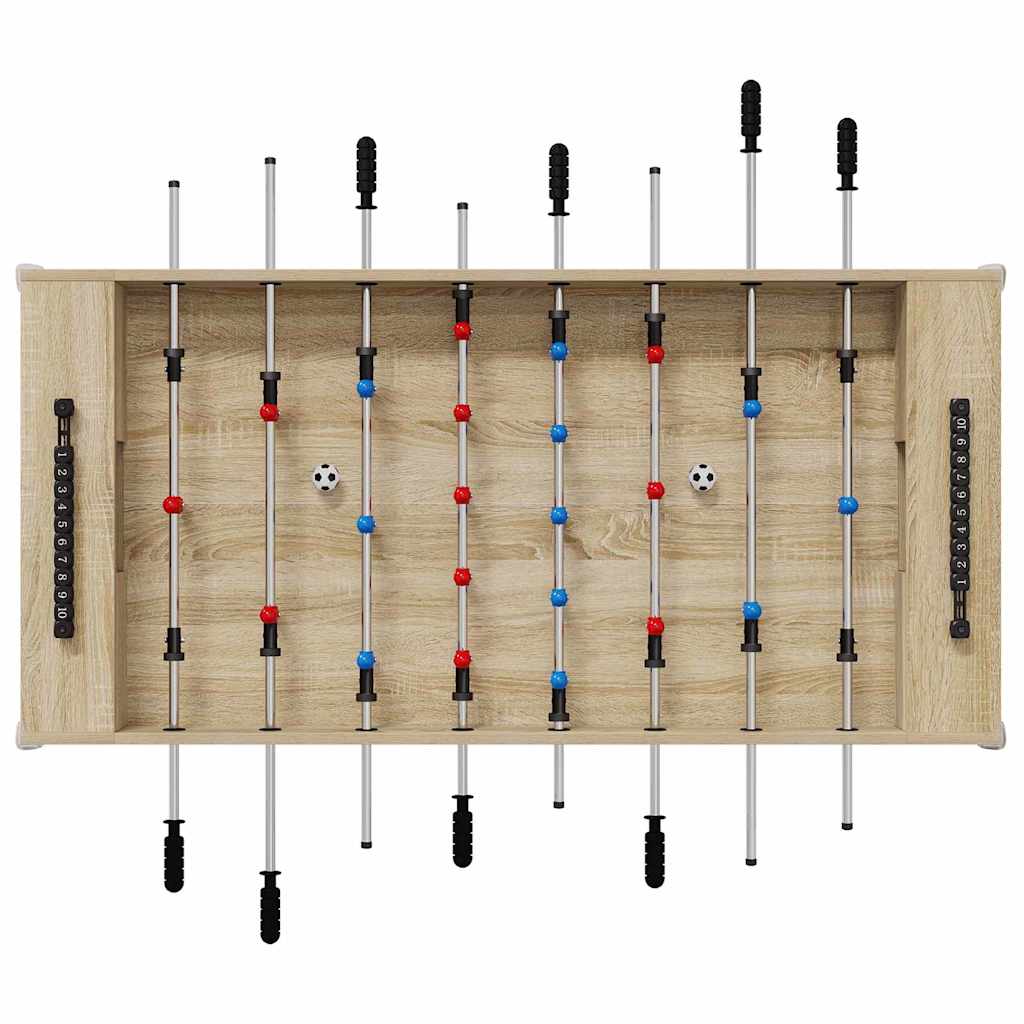 Tavolo da Calcio Balilla Rovere Sonoma 125 x 60,5 x 80 cm