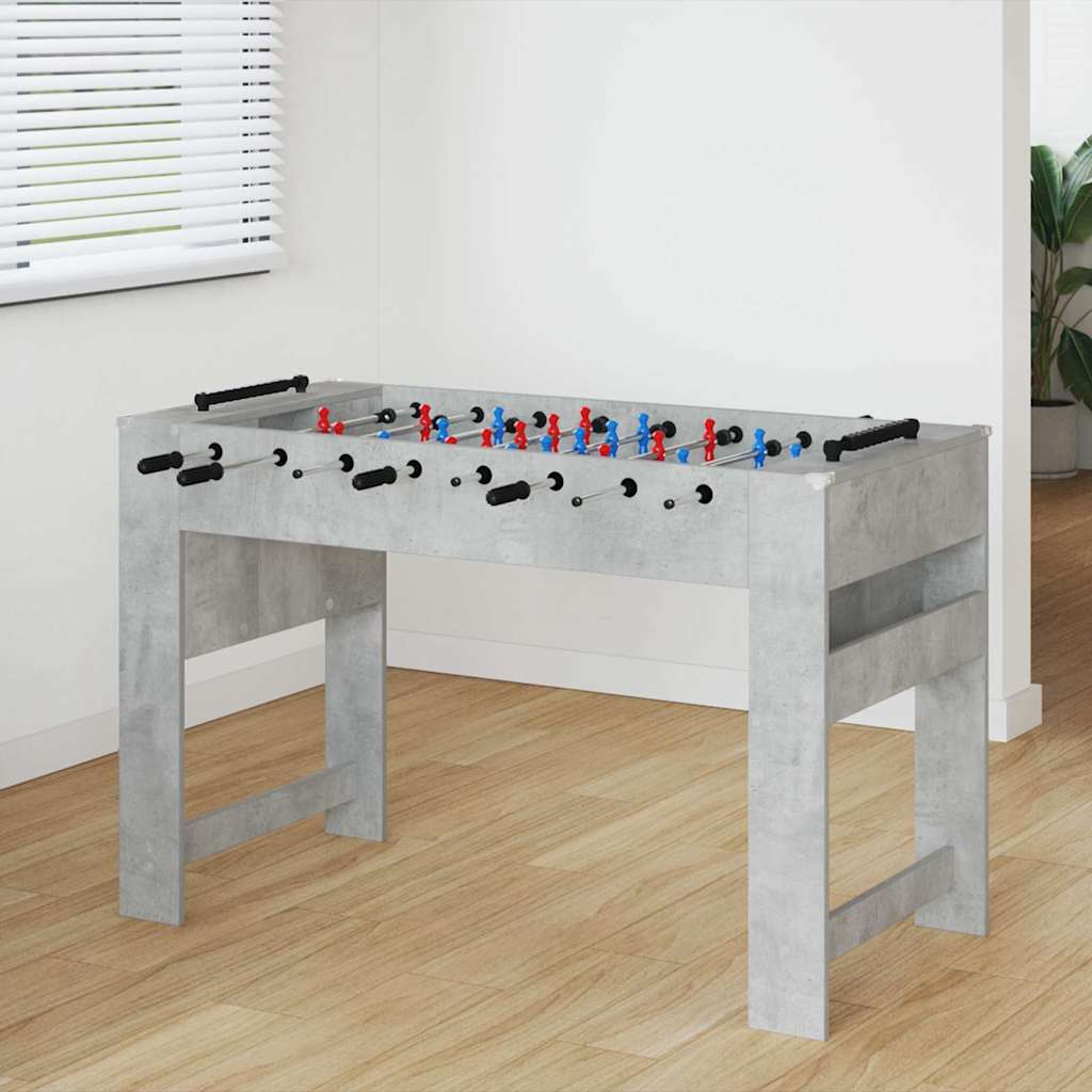 Tavolo da Calcio Balilla Grigio Cemento 125 x 60,5 x 80 cm