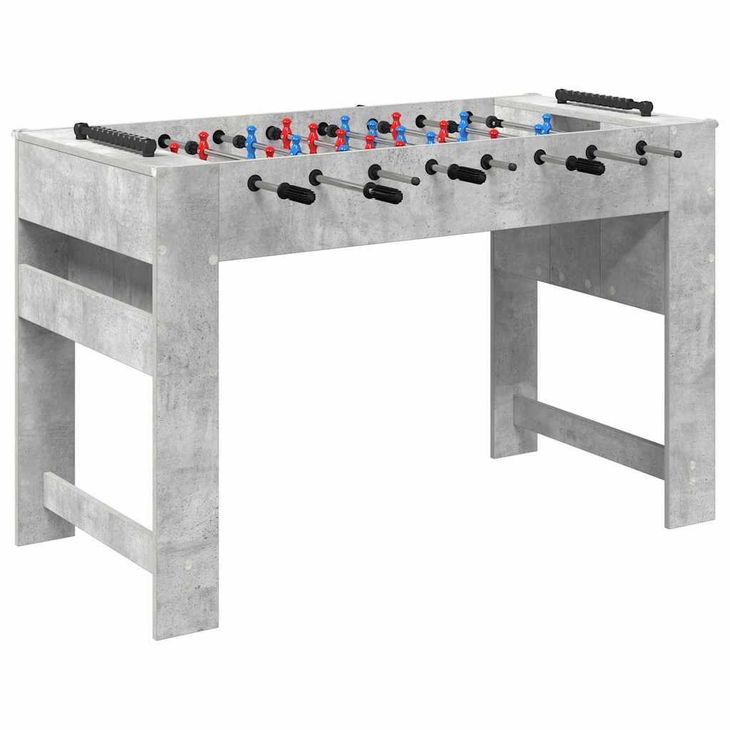 Tavolo da Calcio Balilla Grigio Cemento 125 x 60,5 x 80 cm