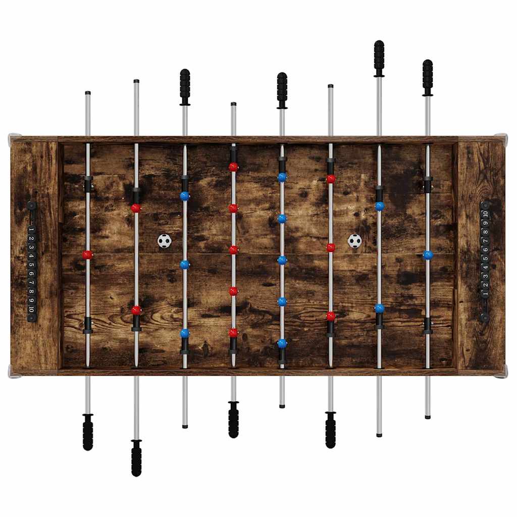 Tavolo da Calcio Balilla Quercia Affumicata 125 x 60,5 x 80 cm
