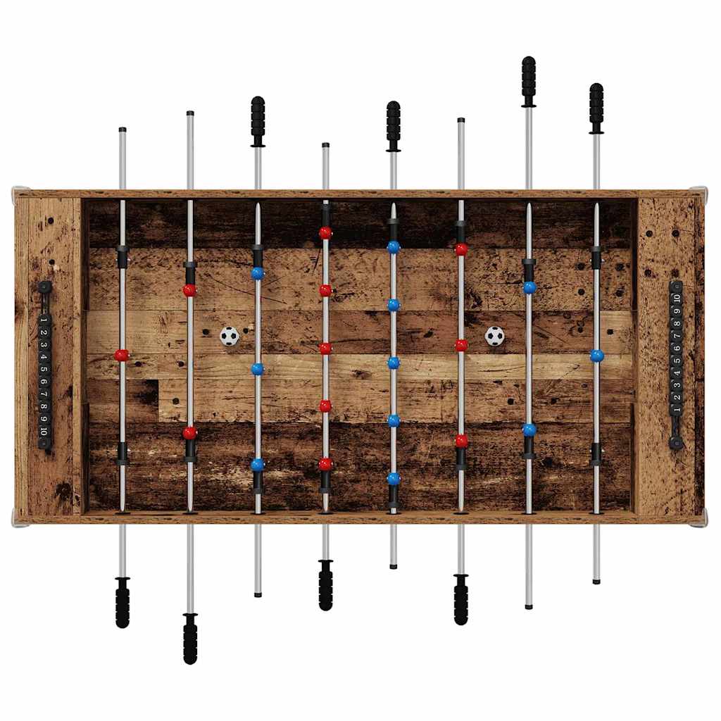 Tavolo da Calcio Balilla Legno vecchio 125 x 60,5 x 80 cm