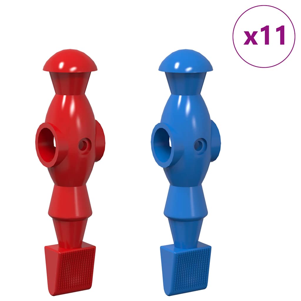 Giocatori di Tavolo da Calcio 22 pz Blu e Rosso PP