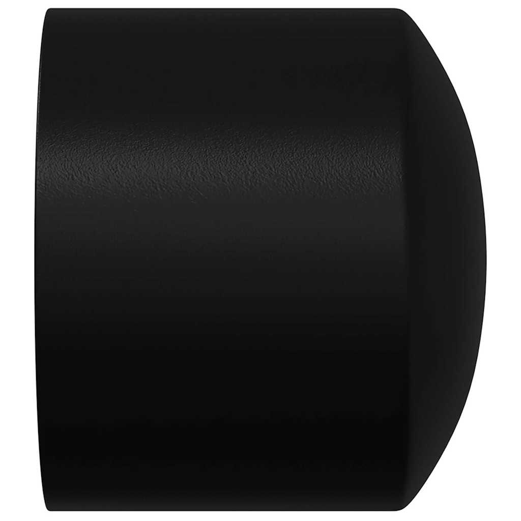 Tappi per tavoli da calciobalilla 10 pz Nero 1,9 x 1,9 x 1,6 cm