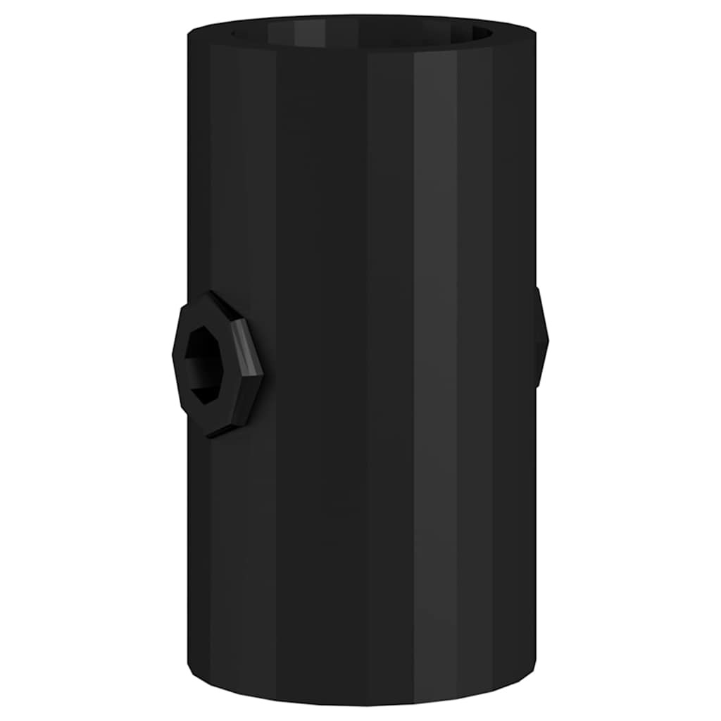 Tappi per tavolo da calciobalilla 10 pz Nero 1,7 x 1,7 x 3,2 cm