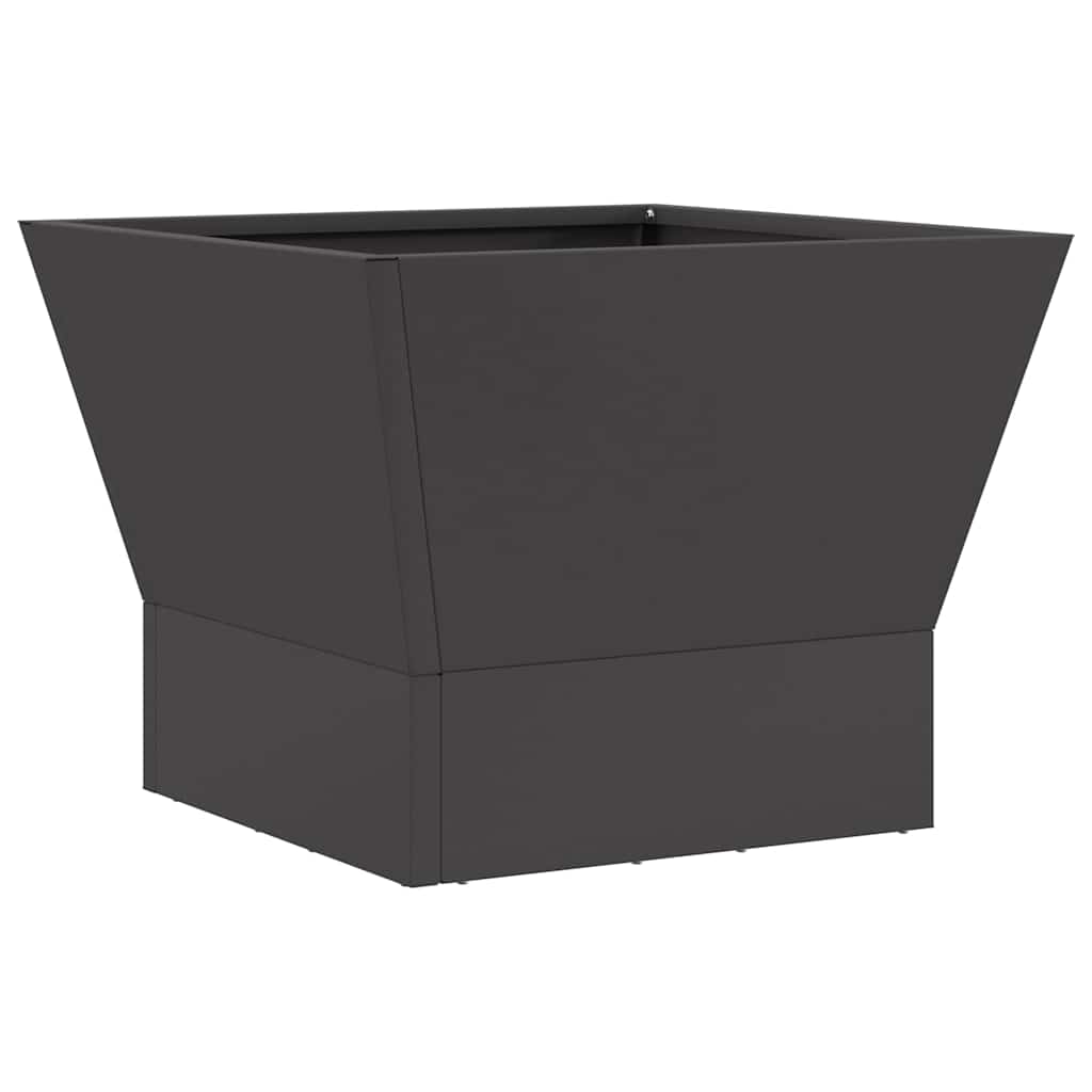 Braciere Nero 40 x 40 x 35 cm Acciaio Corten