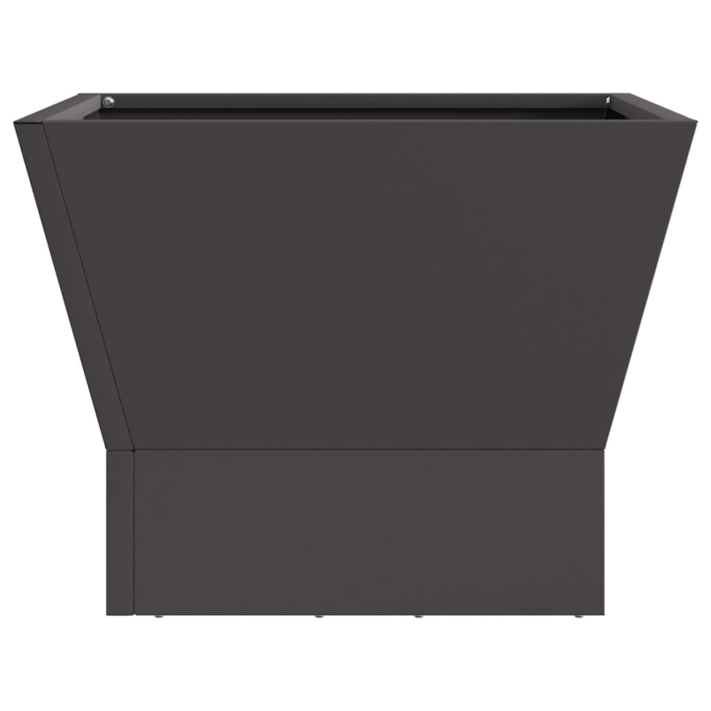Braciere Nero 40 x 40 x 35 cm Acciaio Corten