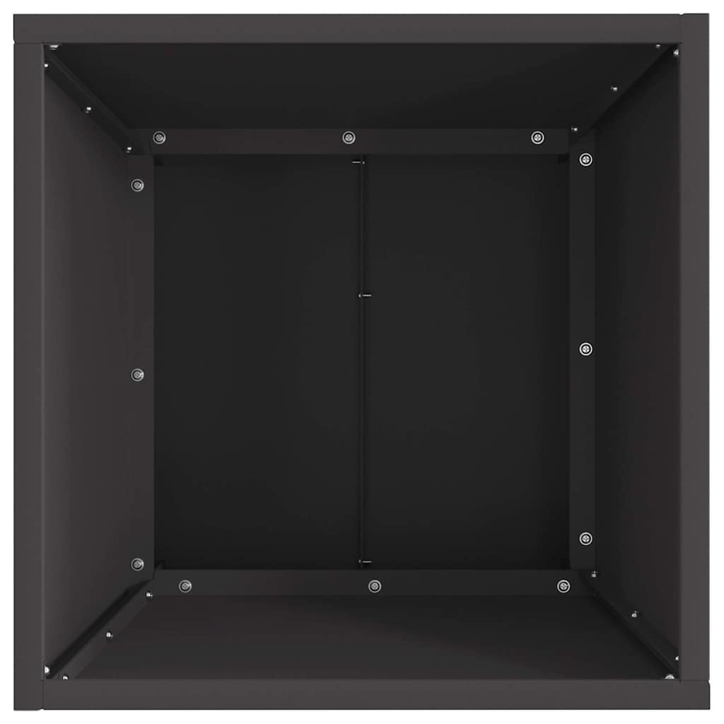 Braciere Nero 40 x 40 x 35 cm Acciaio Corten