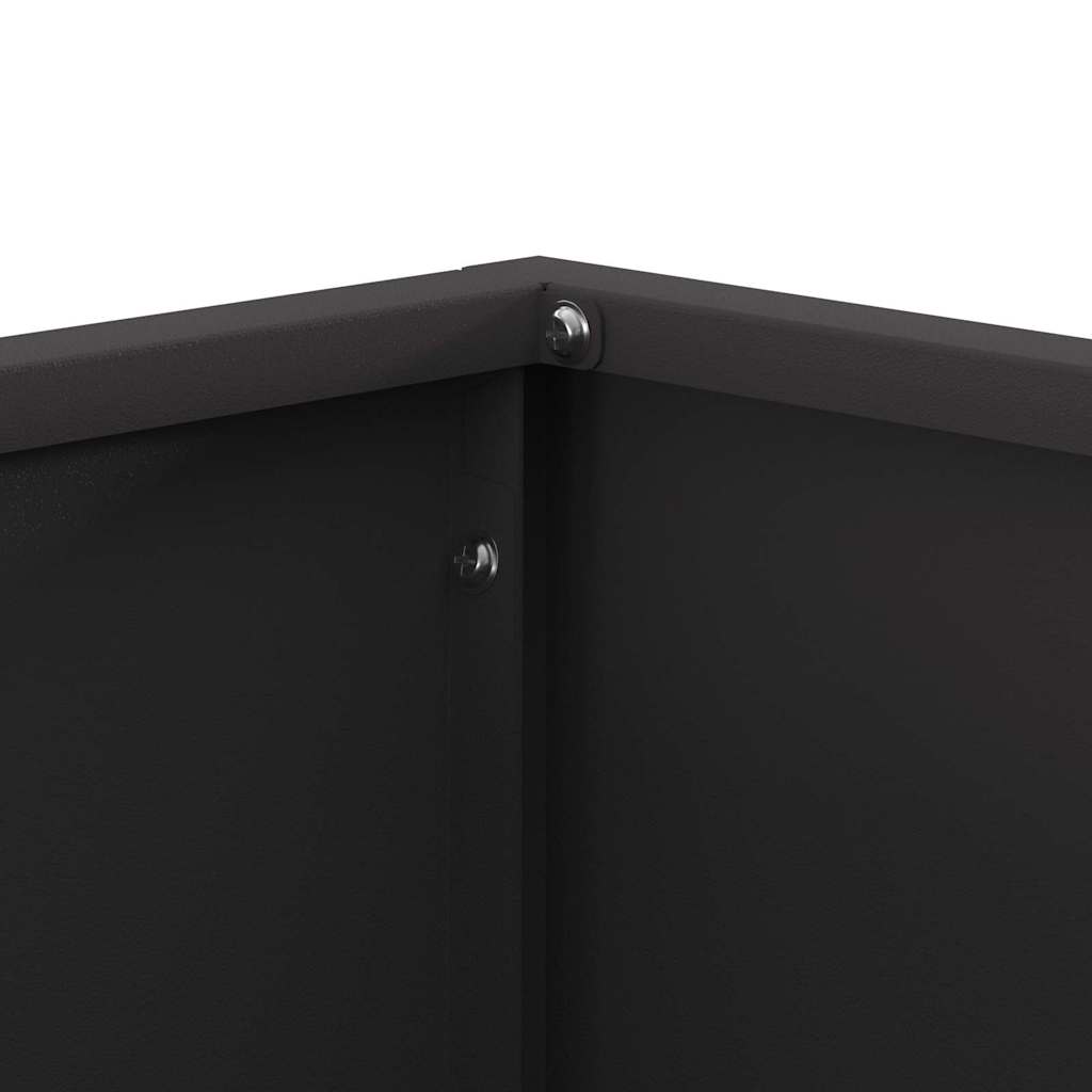 Braciere Nero 40 x 40 x 35 cm Acciaio Corten