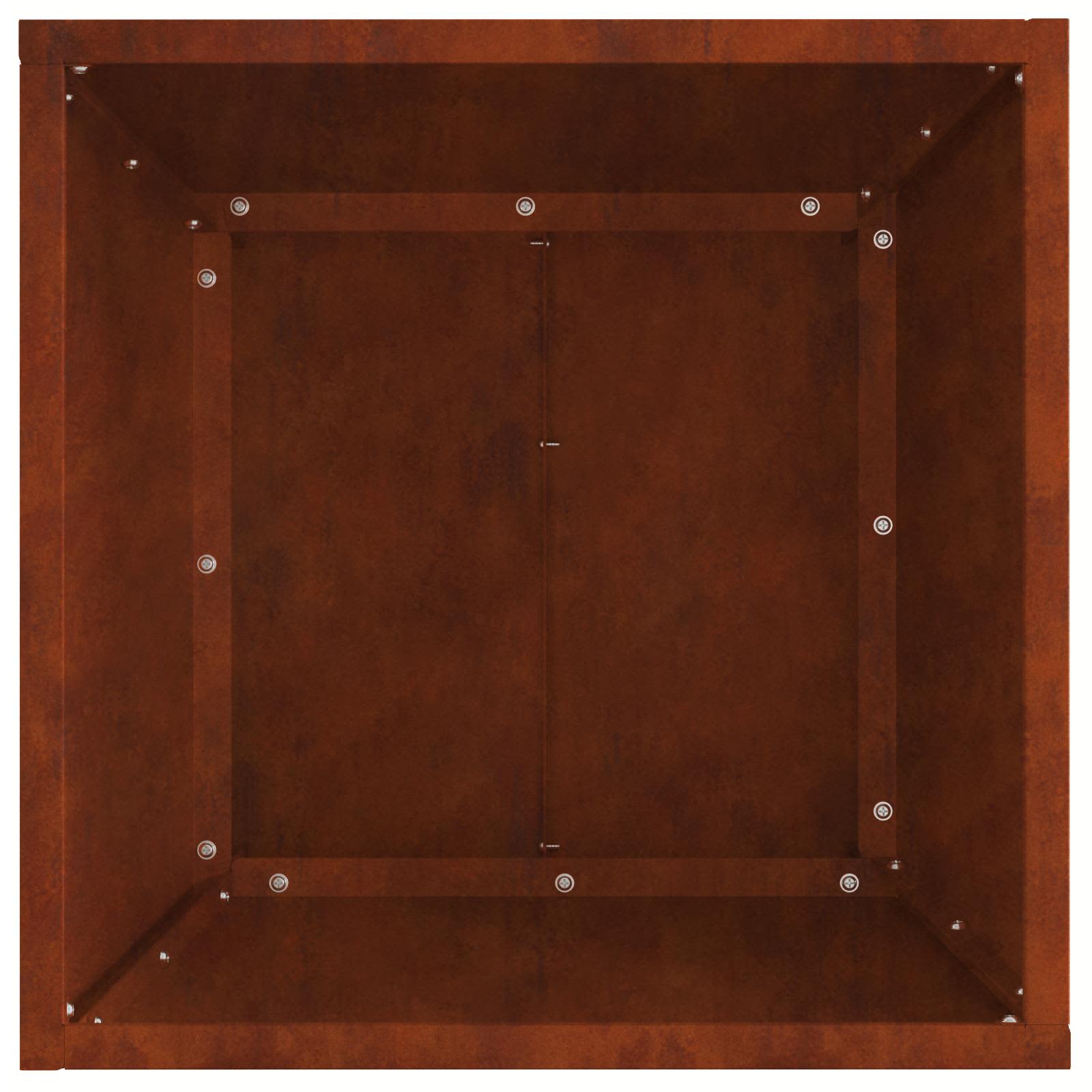 Braciere Ruggine 40 x 40 x 35 cm Acciaio Corten