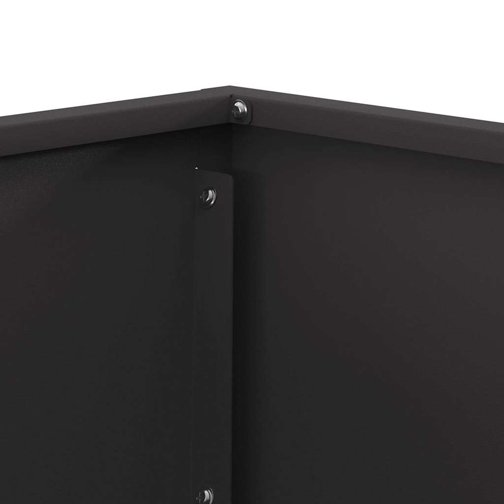 Braciere Nero 60 x 60 x 35 cm Acciaio Corten