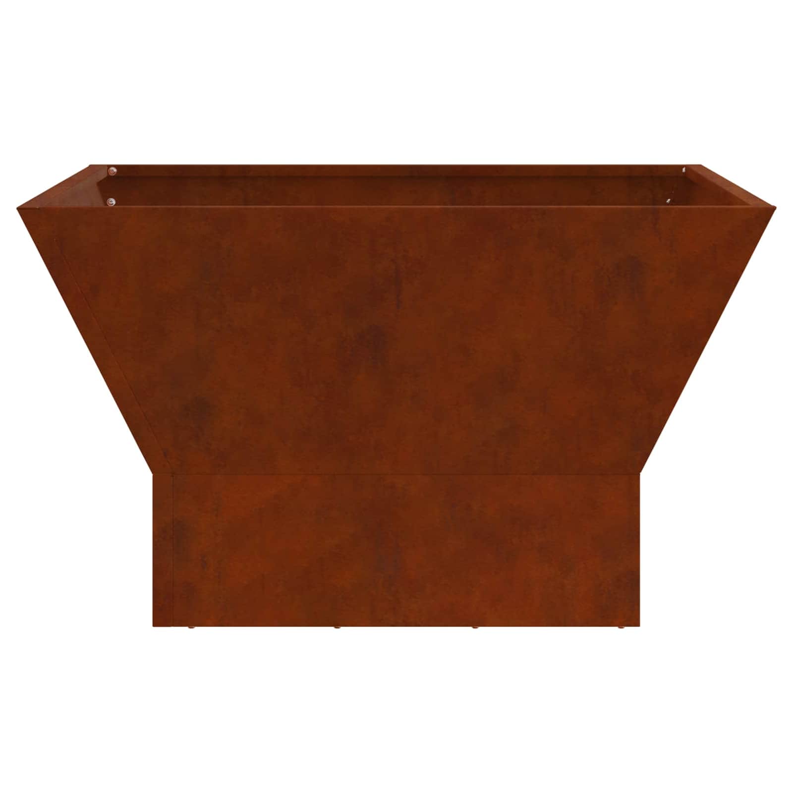 Braciere Ruggine 60 x 60 x 35 cm Acciaio Corten