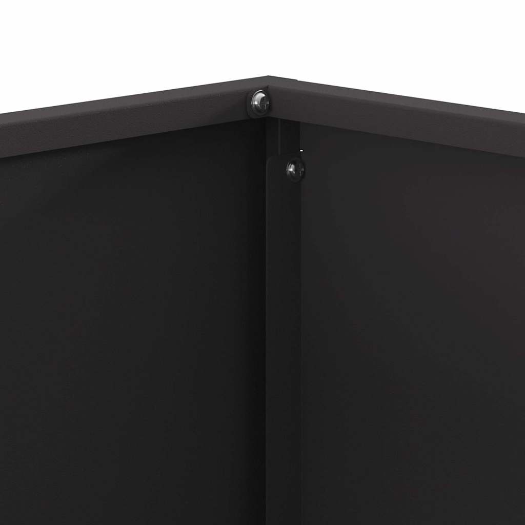Focolare Nero 60 x 60 x 40 cm acciaio corten