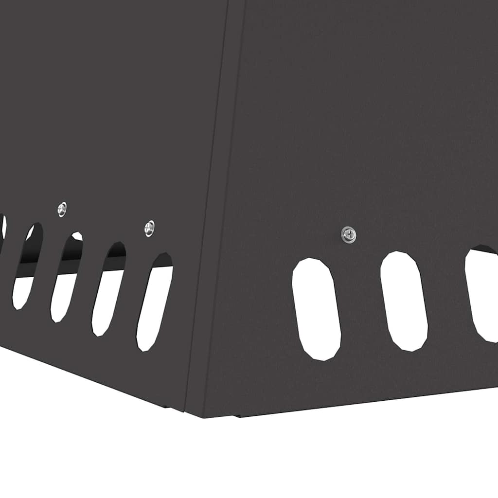 Braciere Nero 48 x 48 x 40 cm Acciaio Corten