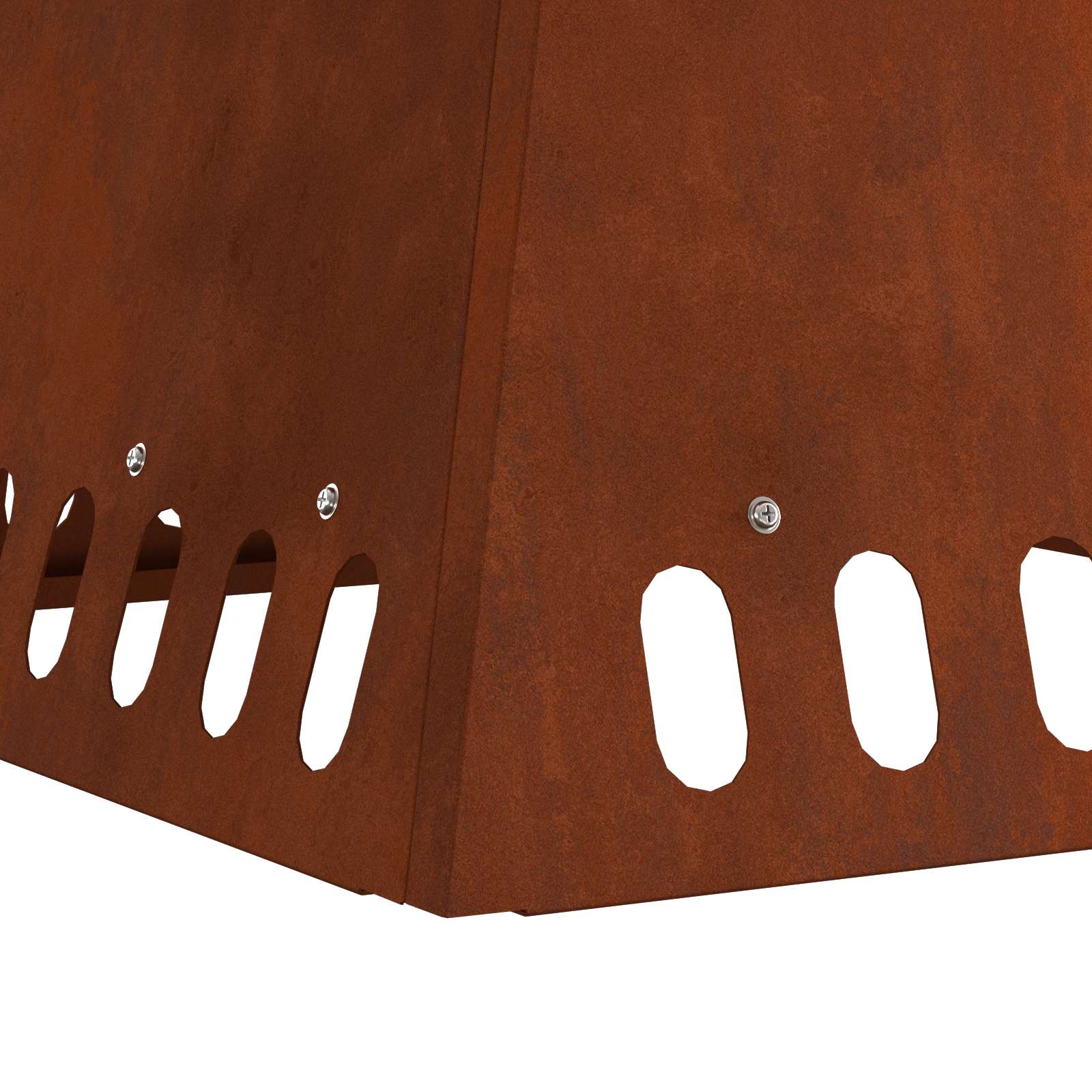 Braciere Ruggine 48 x 48 x 40 cm Acciaio Corten