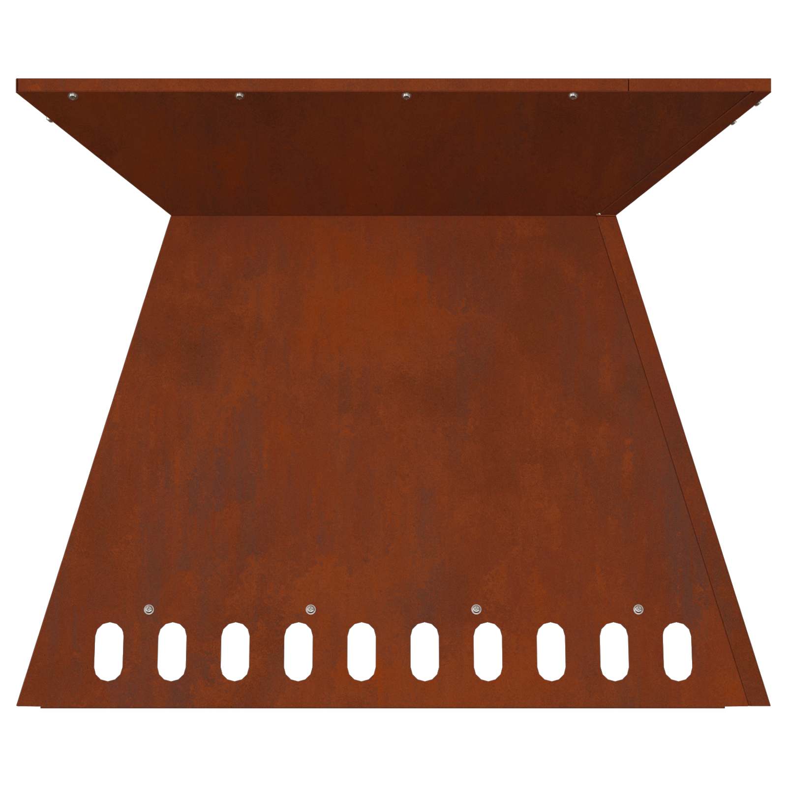 Braciere Ruggine 60 x 60 x 50 cm Acciaio Corten