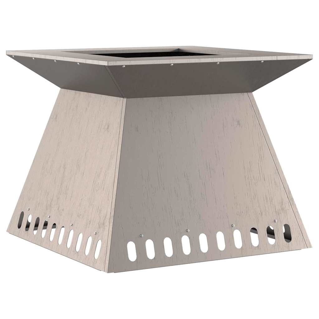 Braciere Ruggine 60 x 60 x 50 cm Acciaio Corten