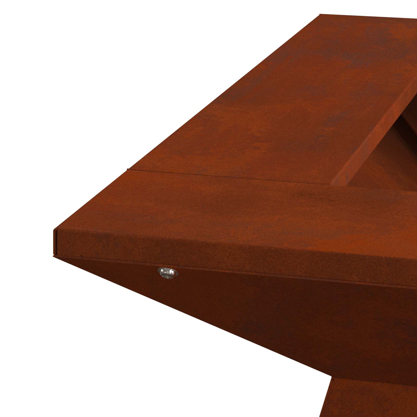 Braciere Ruggine 60 x 60 x 50 cm Acciaio Corten
