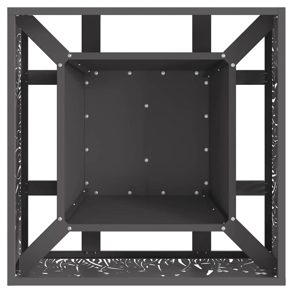 Braciere Nero Acciaio resistente alle intemperie