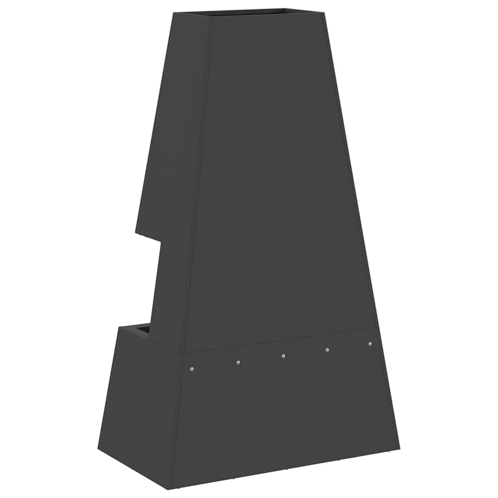 Piano di Fuoco Nero Acciaio resistente alle intemperie