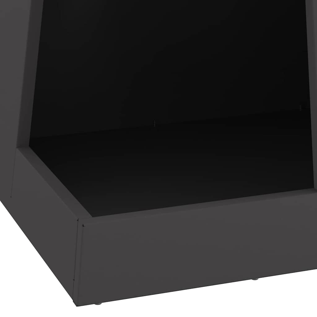 Braciere Nero 35 x 35 x 100 cm Acciaio Corten