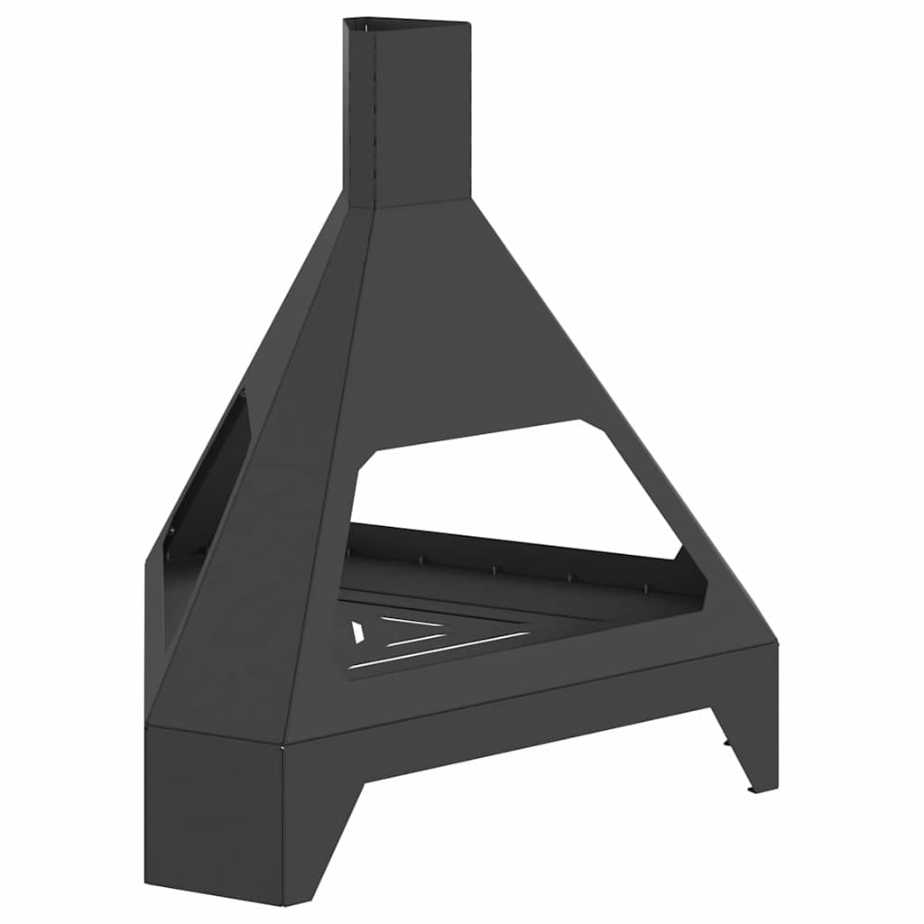 Braciere Nero 50 x 43 x 52 cm Acciaio Corten