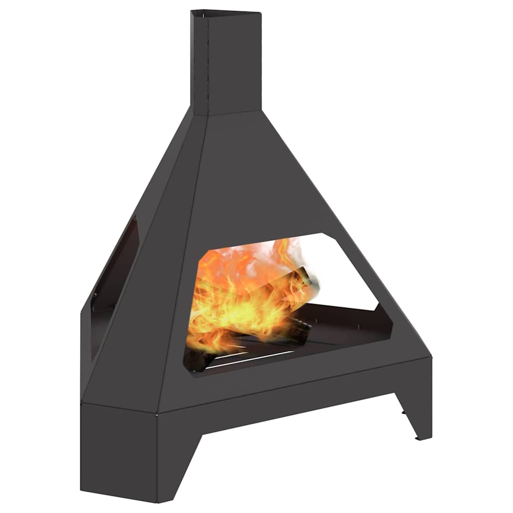 Braciere Nero 50 x 43 x 52 cm Acciaio Corten