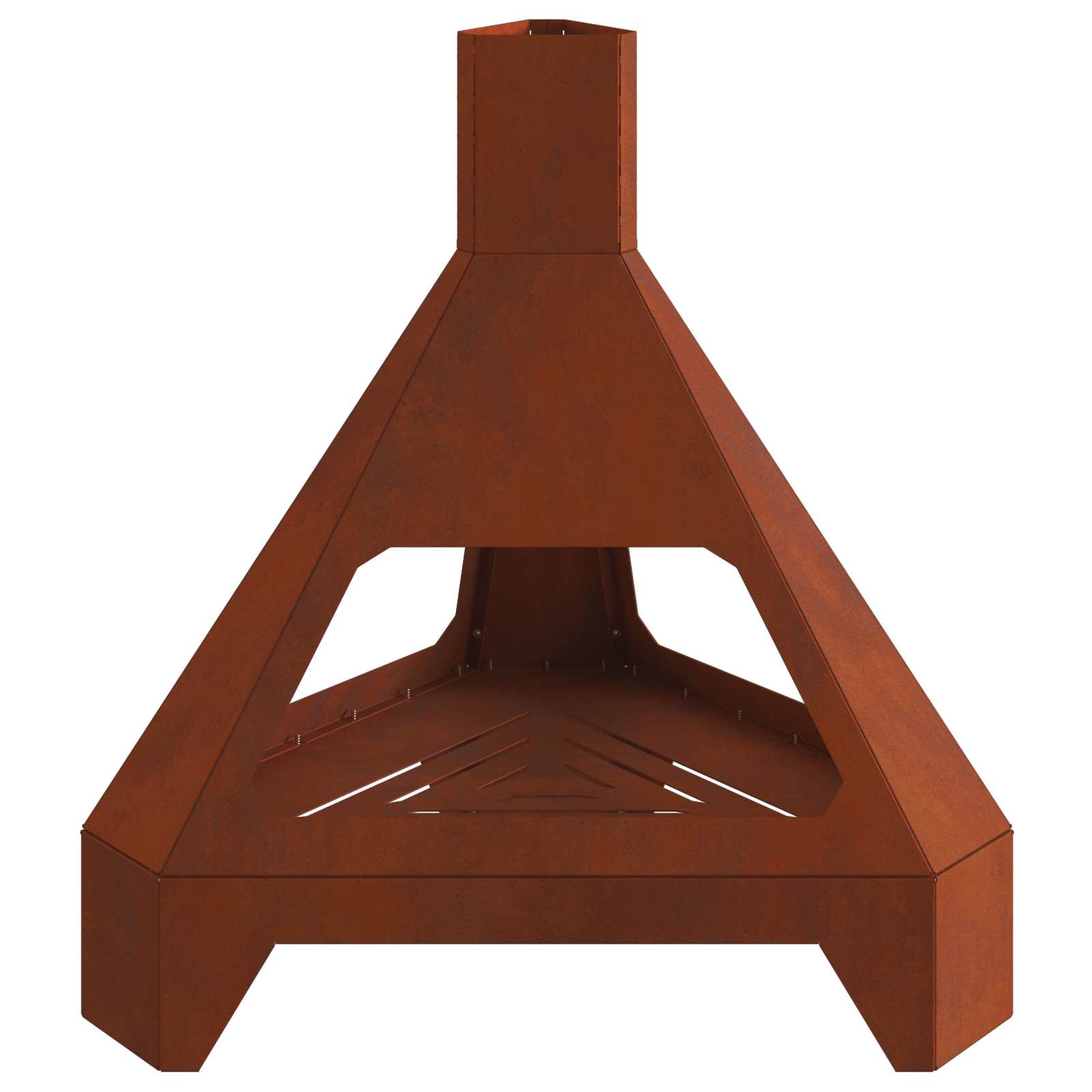 Braciere Ruggine 50 x 43 x 52 cm Acciaio Corten