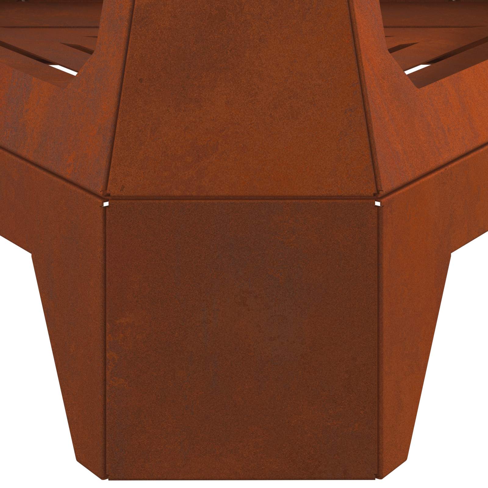 Braciere Ruggine 50 x 43 x 52 cm Acciaio Corten