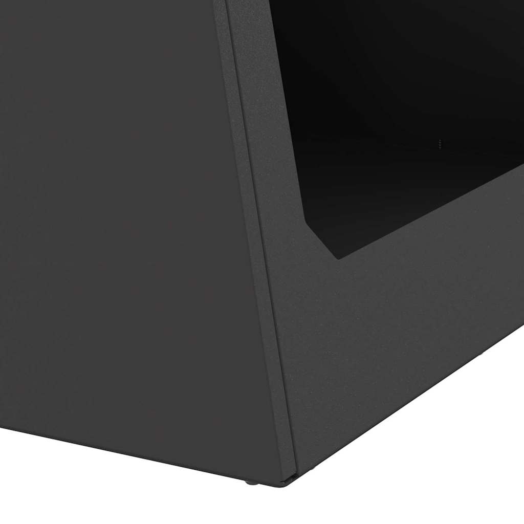Braciere Nero 50 x 50 x 51 cm acciaio corten