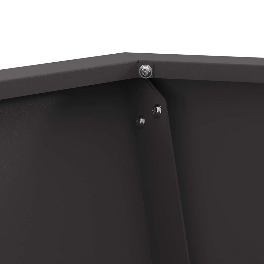 Braciere Nero 50 x 50 x 40 cm Acciaio Corten