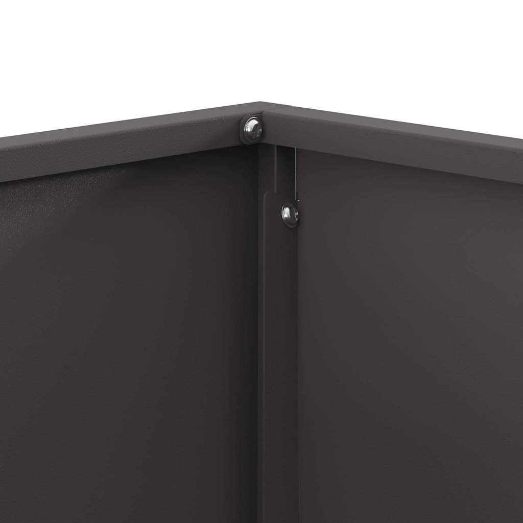 Braciere Nero 60 x 60 x 30 cm Acciaio Corten