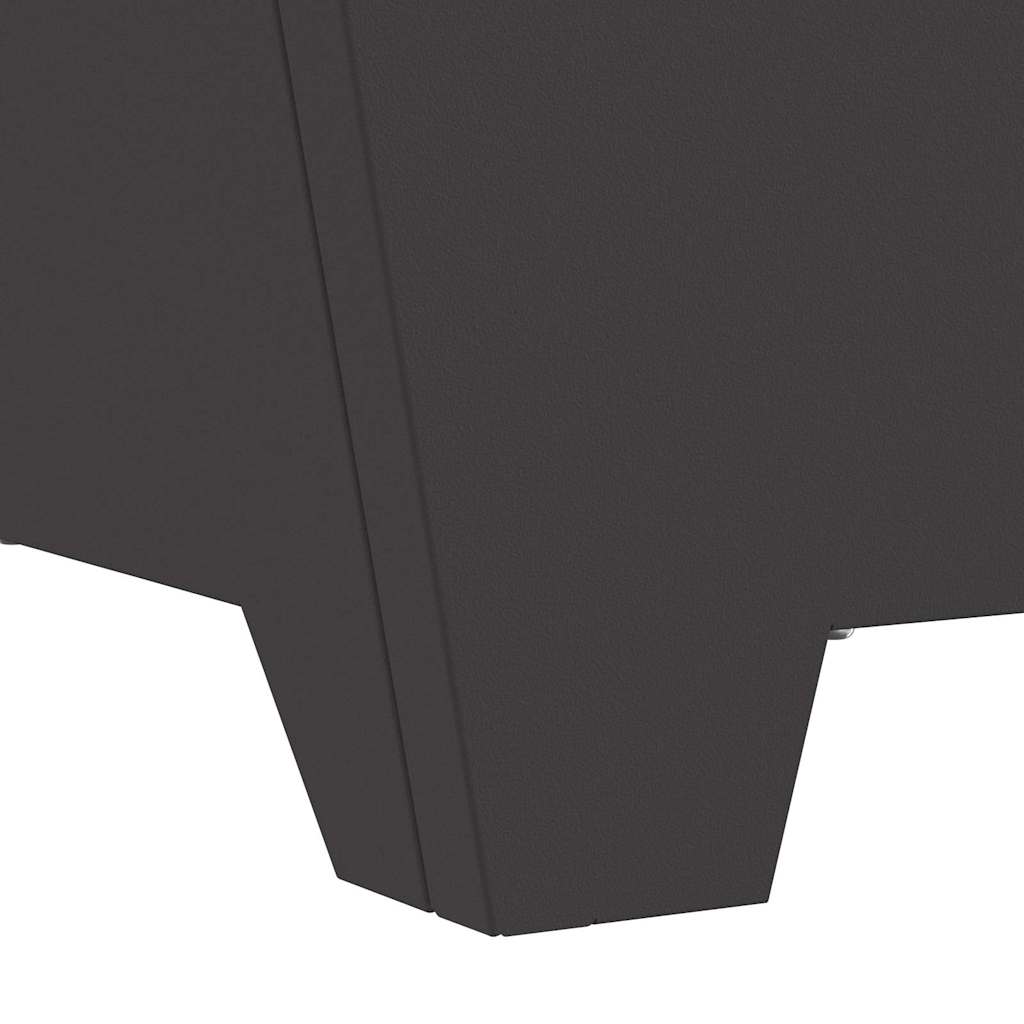 Braciere Nero 60 x 60 x 30 cm Acciaio Corten
