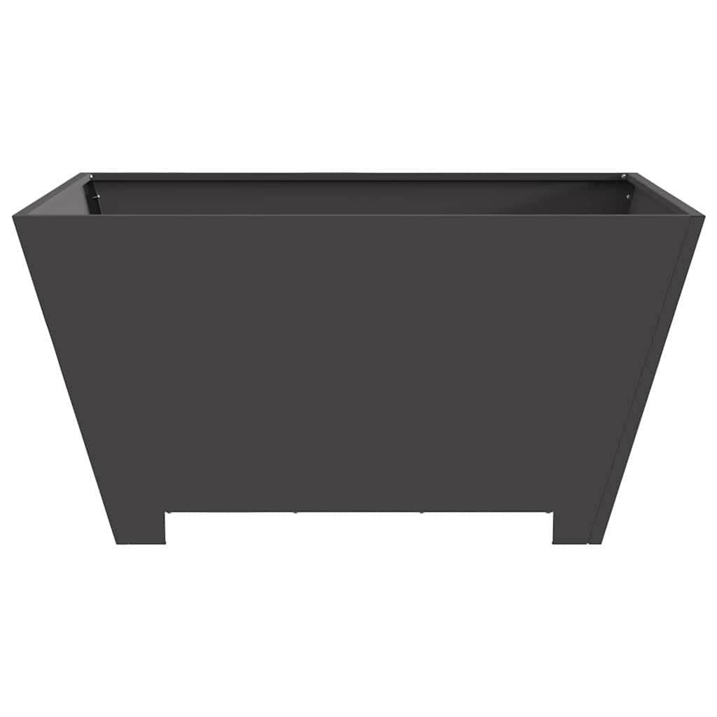 Braciere Nero 80 x 80 x 40 cm Acciaio Corten