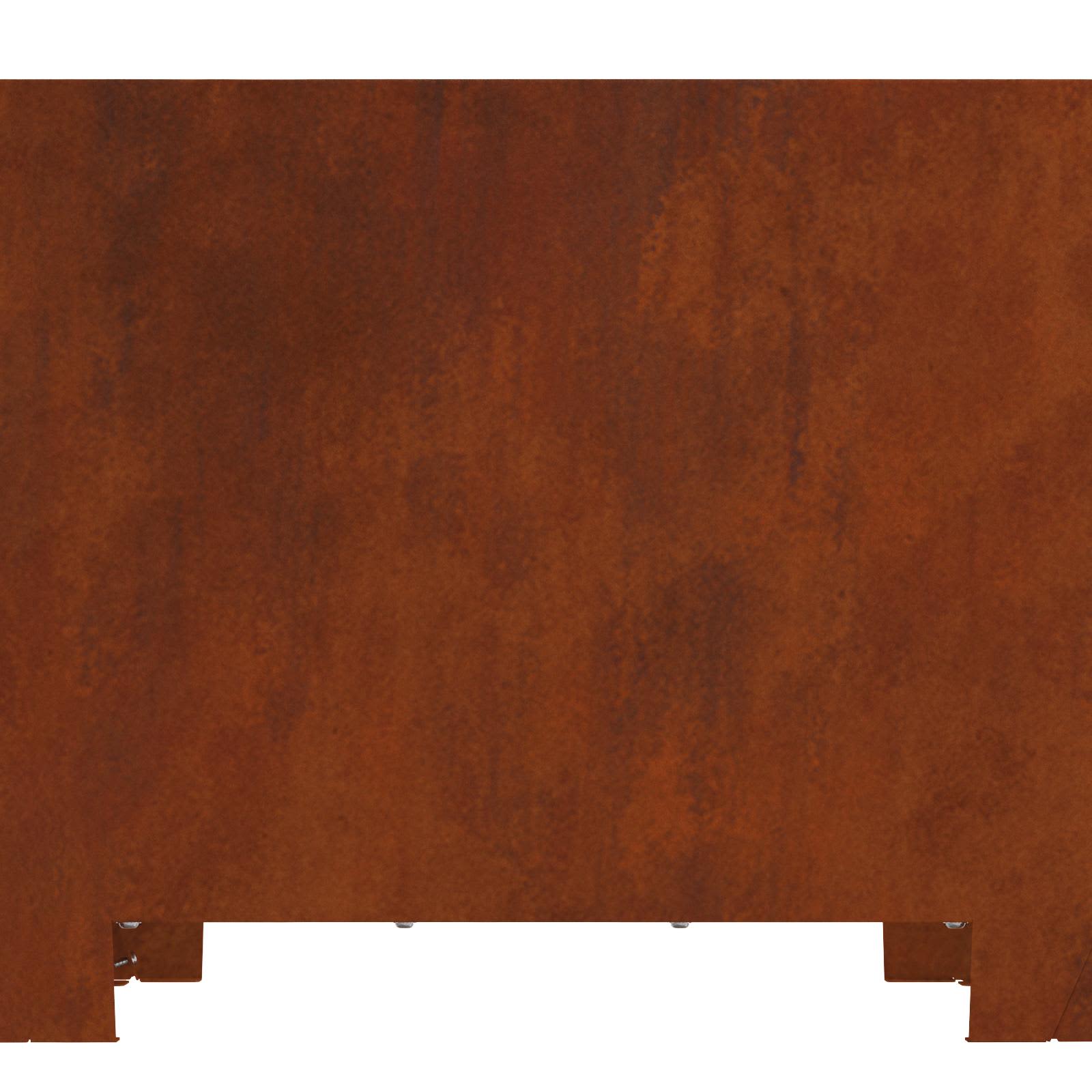 Braciere Ruggine 80 x 80 x 40 cm