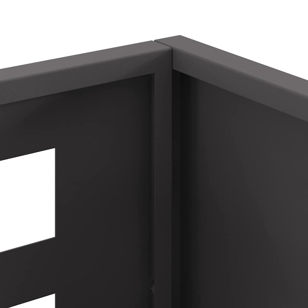 Braciere Nero 50 x 30 x 40 cm Acciaio