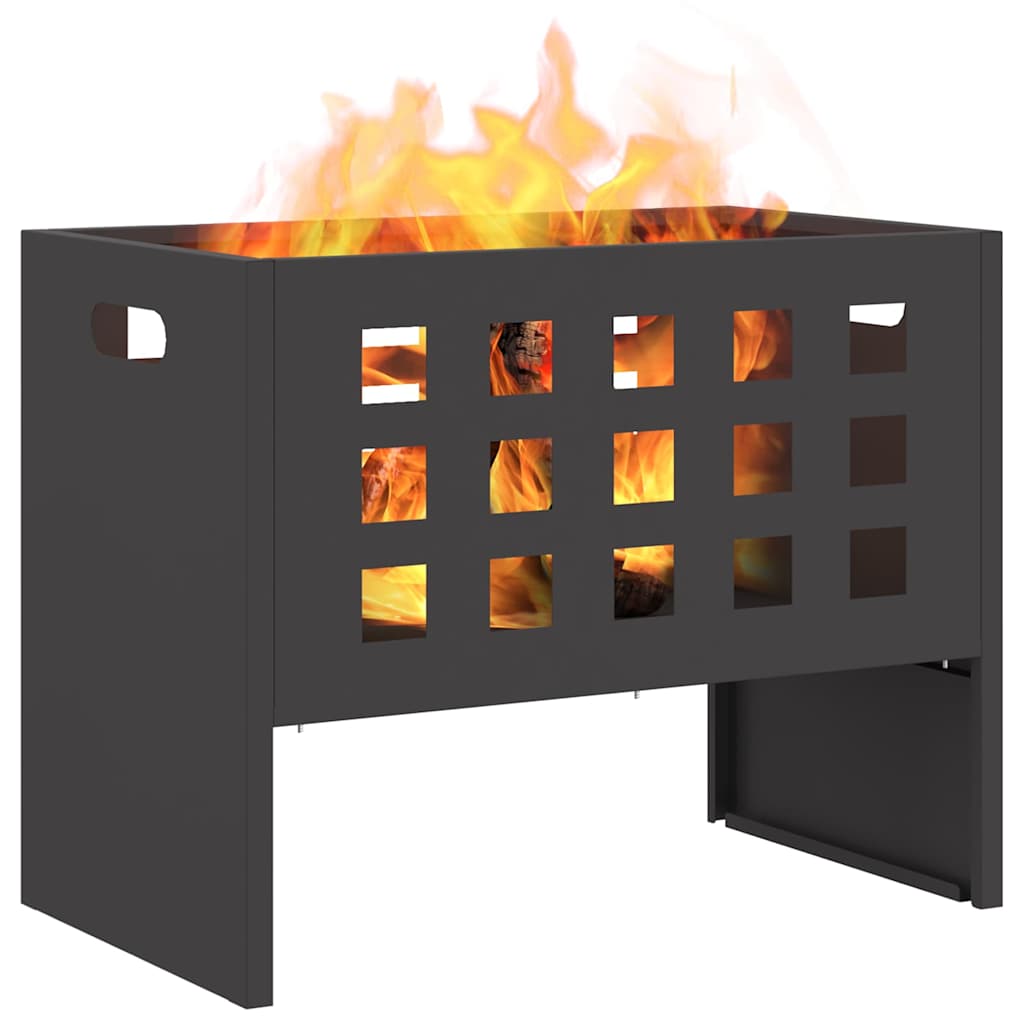Braciere Nero 50 x 30 x 40 cm Acciaio