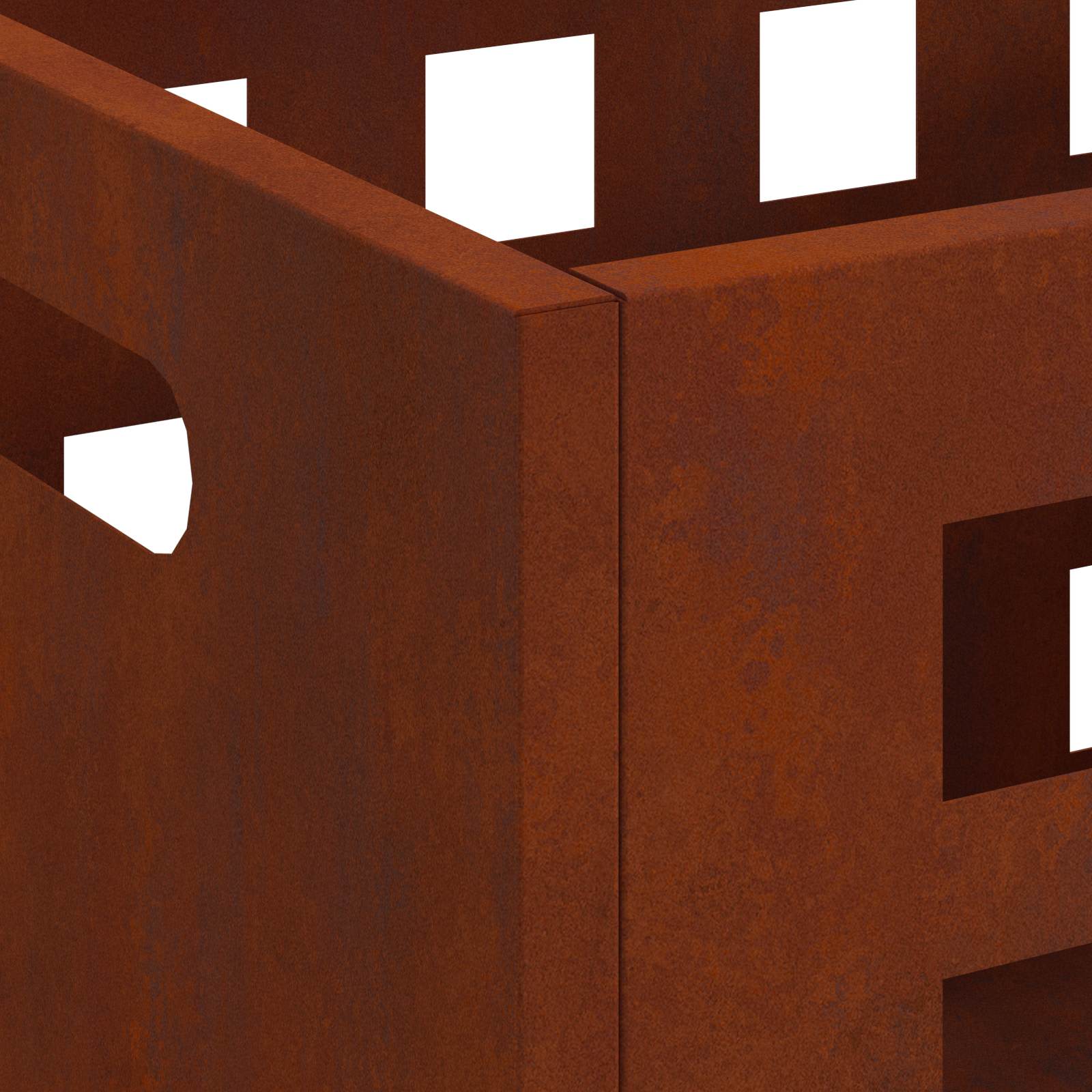 Braciere Marrone 50 x 30 x 40 cm Acciaio