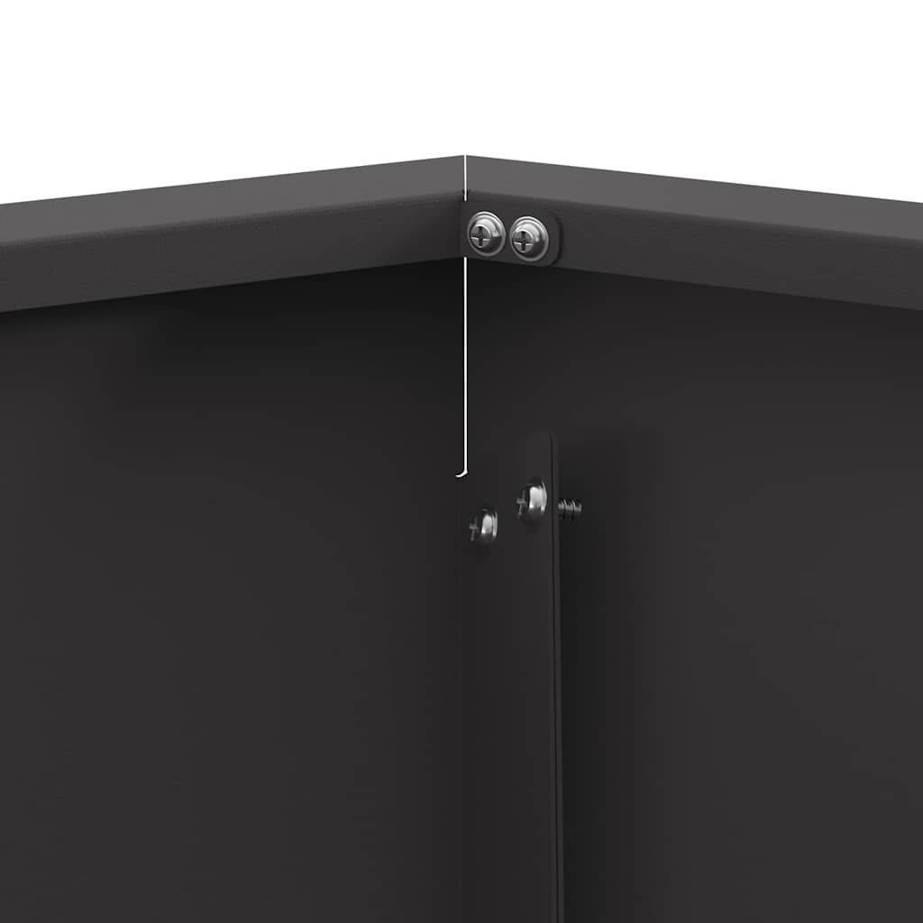 Braciere Nero 75 x 75 x 28 cm Acciaio Corten