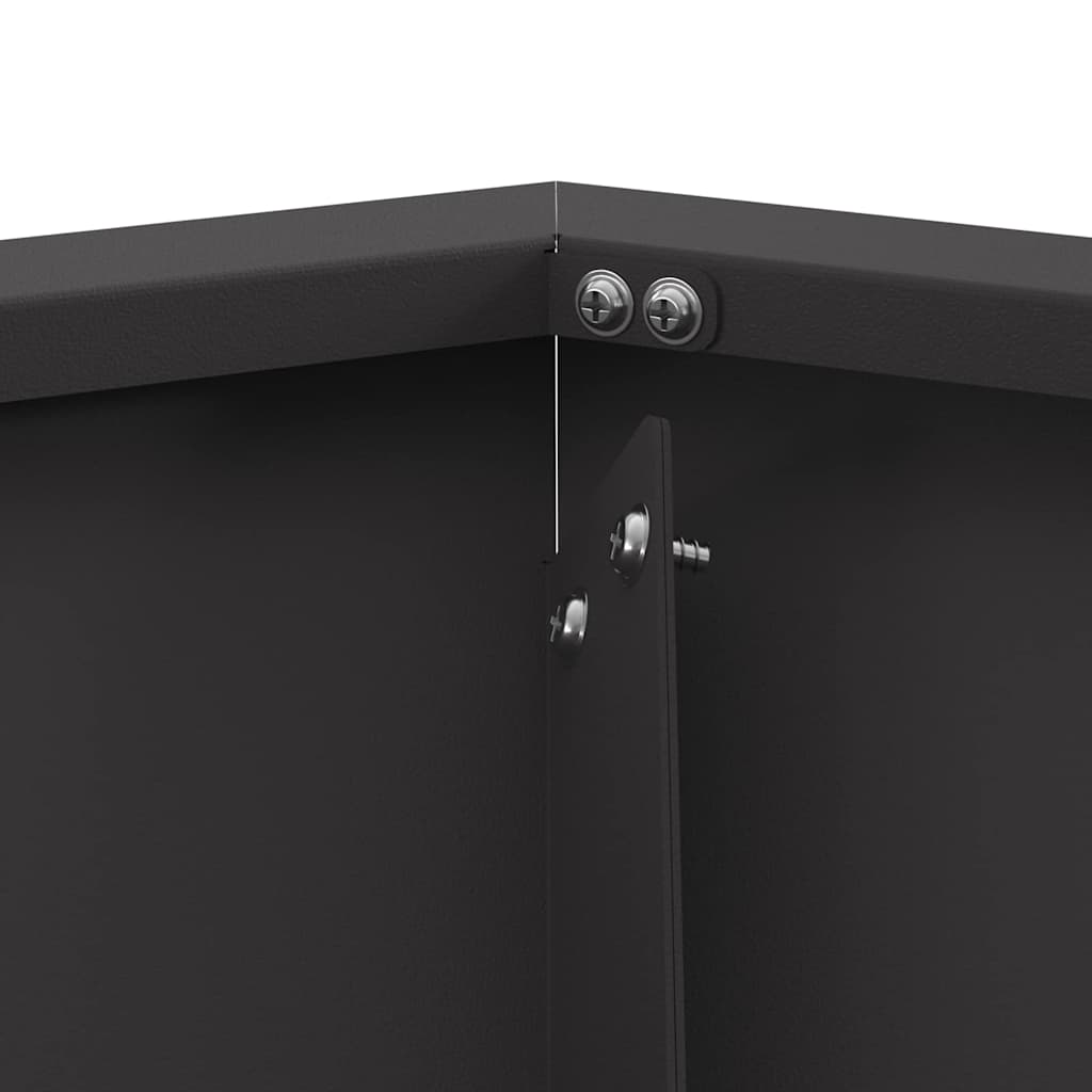 Braciere Nero 100 x 100 x 28 cm Acciaio Corten