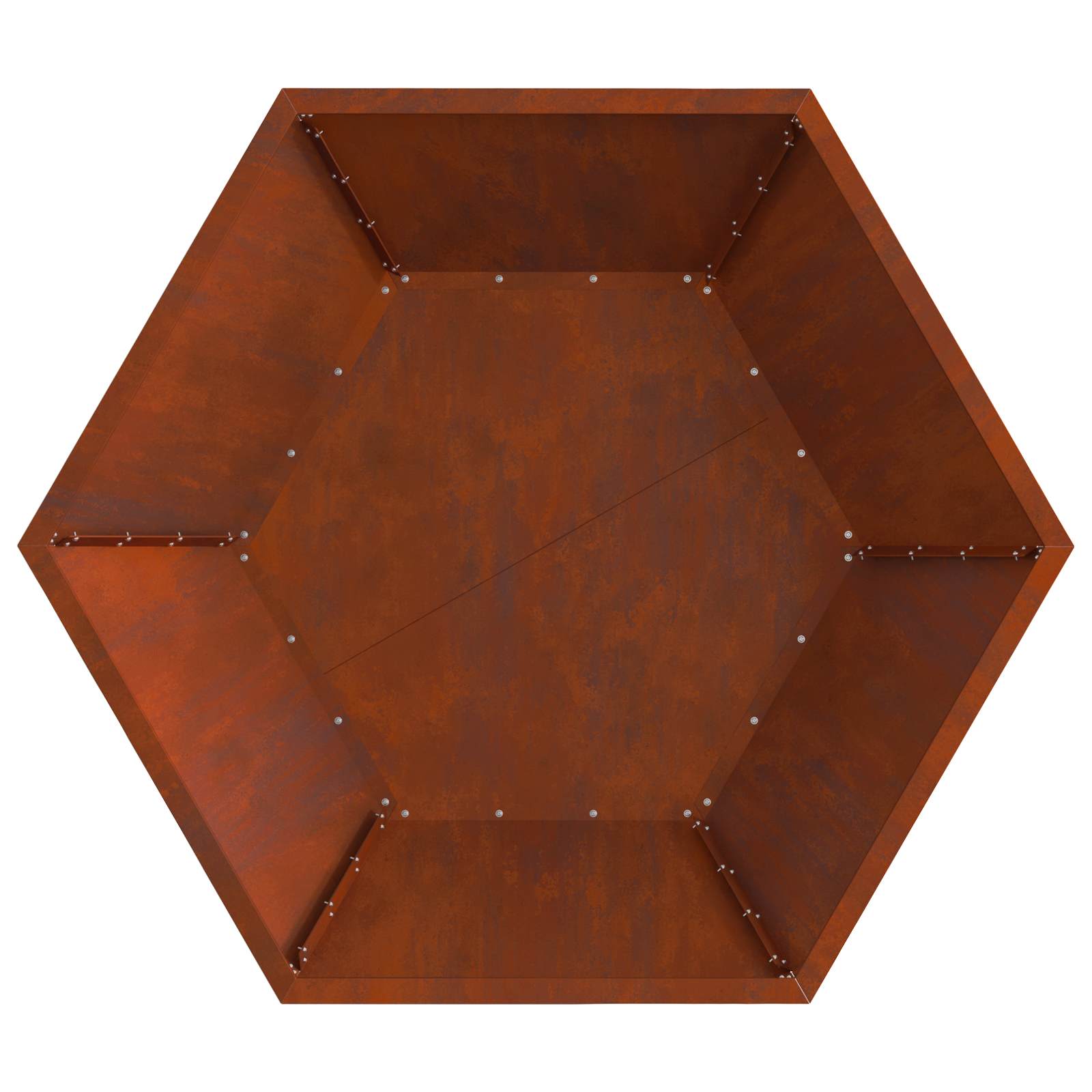 Braciere Ruggine 100 x 100 x 28 cm