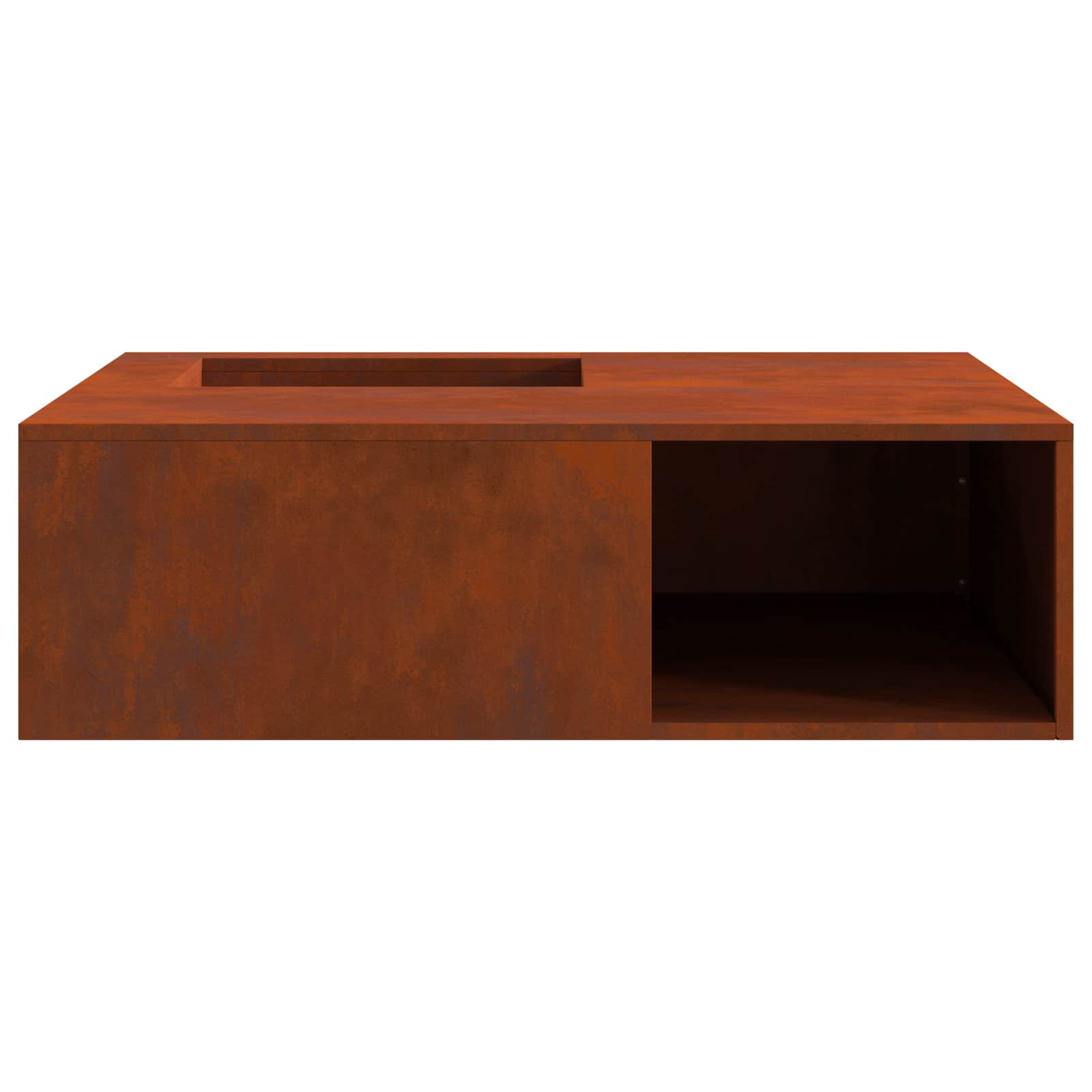 Focolare Ruggine 100 x 100 x 30 cm Acciaio Corten