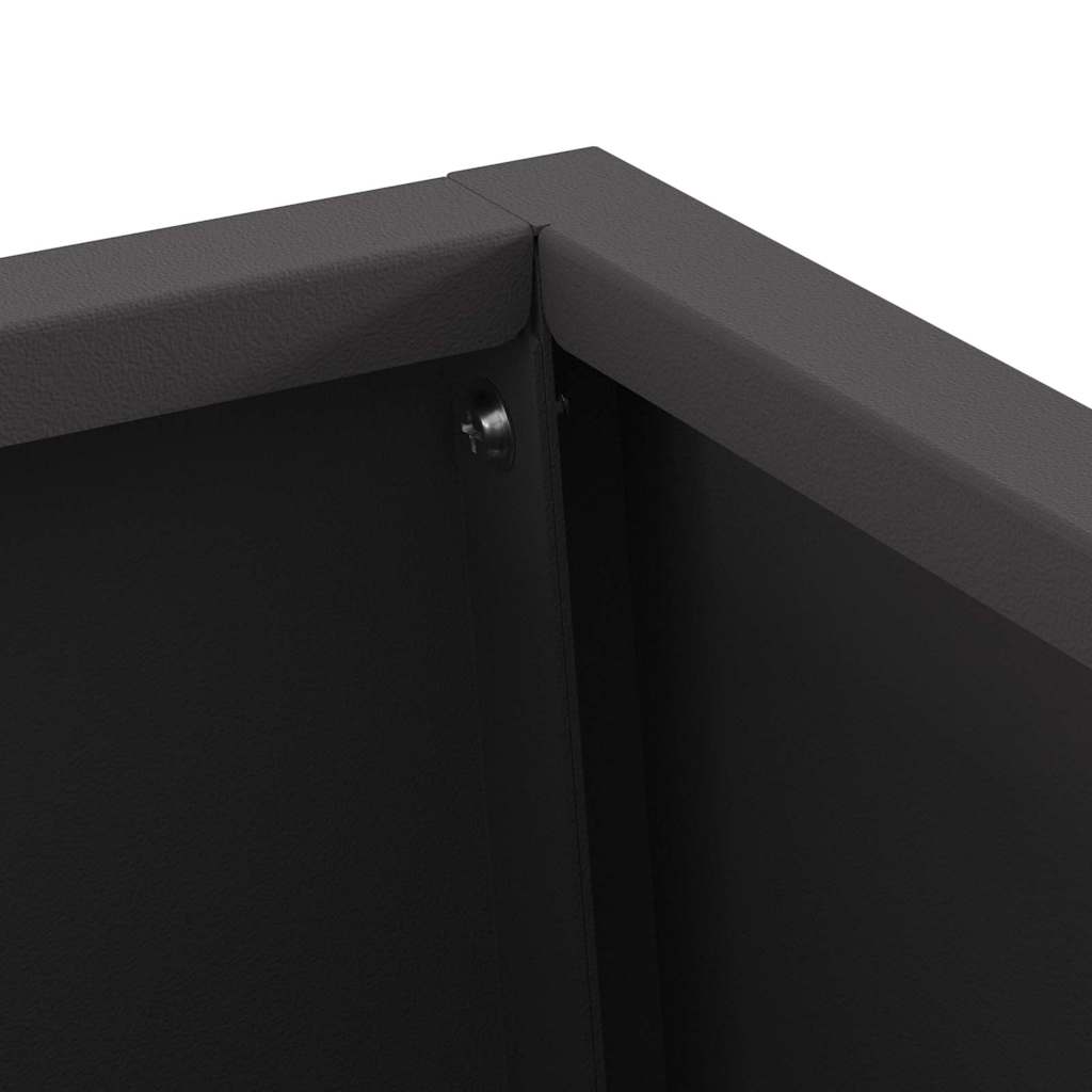 Braciere Nero 50 x 35 x 100 cm Acciaio Corten